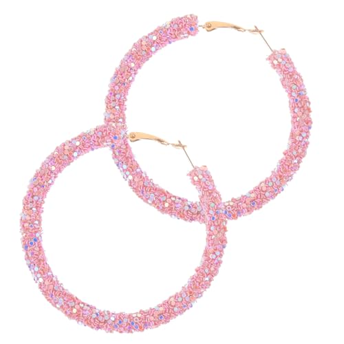 Gatuida Große Runde Creolen Ohrringe Damen Modisch Glänzend Leichter Schmuck für Alltag und Fest Vielseitig Kombinierbar Elegant und Auffällig Gatuida Große Runde Creolen Ohrringe Damen Modisch Glänzend Leichter Schmuck für Alltag und Fest Vielseitig Kombinierbar Elegant und Auffällig von Gatuida
