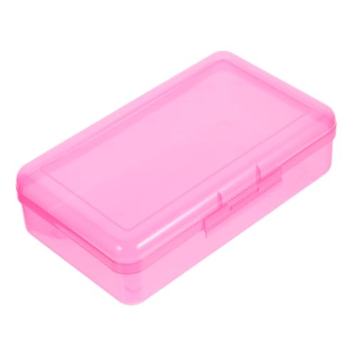Gatuida Große Transparente Plastik Stiftebox mit Deckel Robuste Aufbewahrungsbox für Schüler Vielseitiges Federmäppchen mit Großer Kapazität zur Ordentlichen Aufbewahrung von Bleistiften von Gatuida