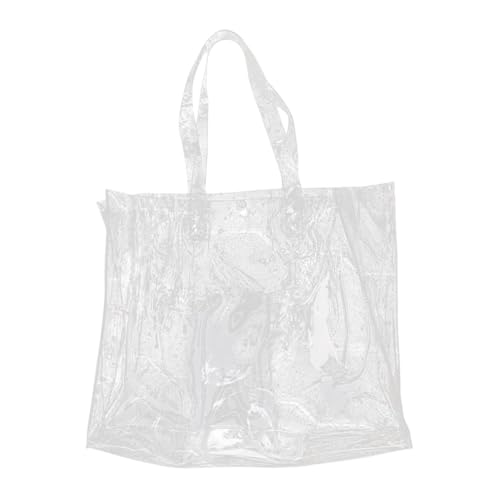 Gatuida Große Transparente Schultertasche PVC für Damen Strand und Schultasche und Vielseitig Einsetzbar für Reisen Arbeit und Freizeit Gatuida Große Transparente Schultertasche PVC für Damen Strand und Schultasche und Vielseitig Einsetzbar für Reisen Arbeit und Freizeit von Gatuida
