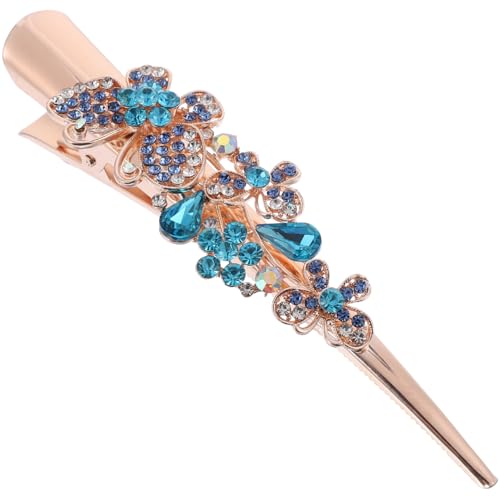 Gatuida Große Vintage Haarklammer Damen Haarschmuck mit Strass Robuster Spitz Zulaufender Haarclip für Partys und Alltag Blaues Design als Dekorativer Haaraccessoire für Besondere Anlässe Gatuida Große Vintage Haarklammer Damen Haarschmuck mit Strass Robuster Spitz Zulaufender Haarclip für Partys und Alltag Blaues Design als Dekorativer Haaraccessoire für Besondere Anlässe von Gatuida