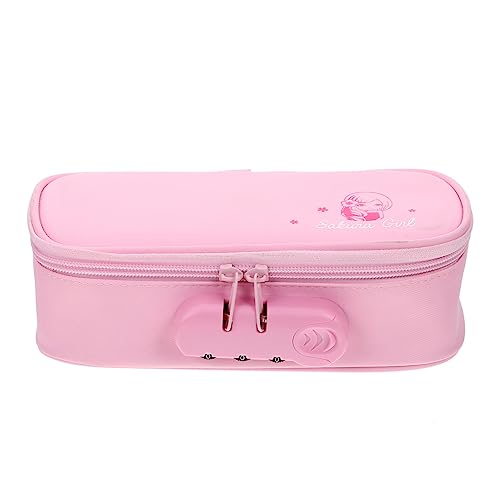 Gatuida Großer Kapazität Federmäppchen mit Passwortsperre Tragbarer Stifthalter und Organizer für Schulsachen für Studenten und Kunstliebhaber Rosa Gatuida Großer Kapazität Federmäppchen mit Passwortsperre Tragbarer Stifthalter und Organizer für Schulsachen für Studenten und Kunstliebhaber Rosa von Gatuida