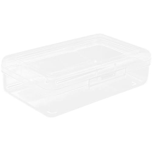Gatuida Großer Kunststoff Federmäppchen mit Deckel Aufbewahrungsbox für Stifte Bleistifte und Marker Tragbare und Robuste Stiftbox für Schule und Büro für Künstler und Studenten von Gatuida