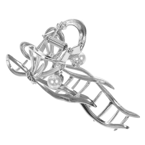 Gatuida Großer Schmetterling Haarklammer Damen Perlenverziert Krallenklammer Haarschmuck Praktisch Für Dünnes Und Dickes Haar Geburtstag Hochzeit Alltag von Gatuida