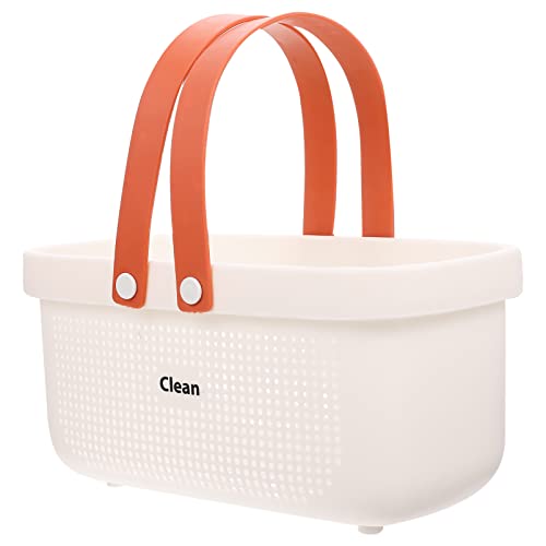 Gatuida Großer Tragbarer Badezimmer Aufbewahrungskorb Vielseitiger Duschkorb für Wäsche Handtücher und Alltagsgegenstände für Studentenwohnheime und Reisen von Gatuida