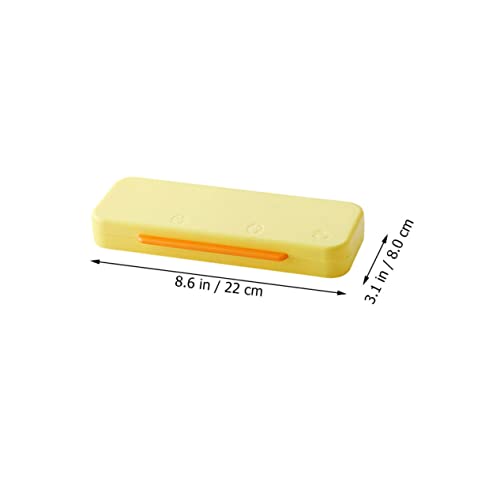 Gatuida Großes Tragbares Federmäppchen mit Doppeltem Fach Langlebige Stiftebox Robustem Material Praktischer Schreibwarenhalter für Schüler zum Organisieren und Schutz der Schulsachen von Gatuida