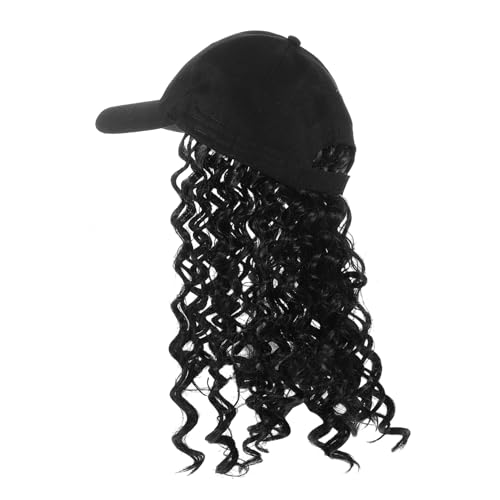 Gatuida Haar Hut Mit Lockigem Haar Für Damen Baseballkappe Mit Befestigtem Kunsthaar Perücke Mit Natürlichen Afro-locken Für Alltag Und Outdoor-aktivitäten Gatuida Haar Hut Mit Lockigem Haar Für Damen Baseballkappe Mit Befestigtem Kunsthaar Perücke Mit Natürlichen Afro-locken Für Alltag Und Outdoor-aktivitäten von Gatuida