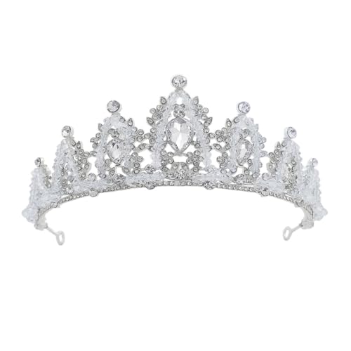 Gatuida Haar Schmuck Stirnband Eleganter Silber Kopfschmuck Leichtes Hitzebeständiges Haarschmuck Zubehör für Mädchen Hochzeit Geburtstag Hochwertiges Langlebiges Haar Accessoire von Gatuida