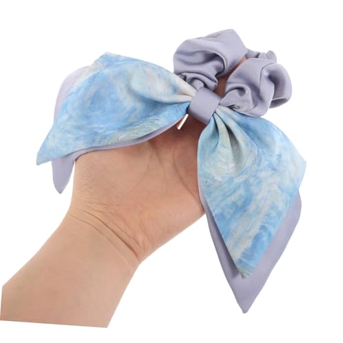 Gatuida Haargummis Mit Schleife Für Damen Haarbänder Elastische Haargummis Mit Schleifen Zopf-accessoires Mit Pferdeschwanzhalter Stoff Für Damen Mit Schleife von Gatuida