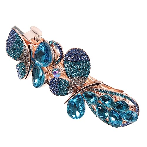 Gatuida Haarklammer mit Strasssteinen Metall Haarclip Blau Schleifen Design Stabiler für Dickes Haar als Brautschmuck für Hochzeit Geburtstag und Festliche Anlässe Gatuida Haarklammer mit Strasssteinen Metall Haarclip Blau Schleifen Design Stabiler für Dickes Haar als Brautschmuck für Hochzeit Geburtstag und Festliche Anlässe von Gatuida