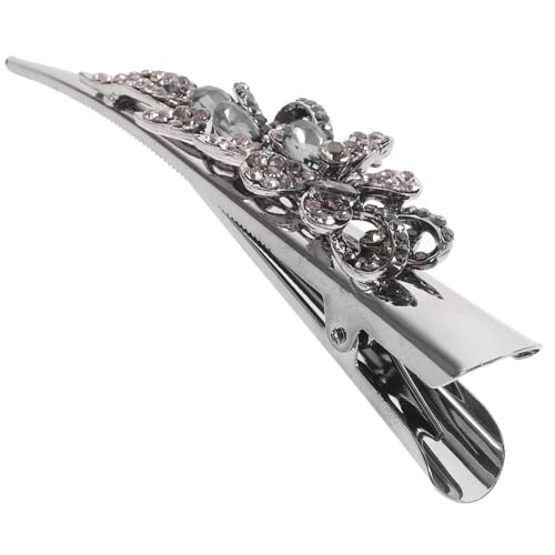 Gatuida Haarklammer mit Strasssteinen Rutschfest für Dickes und Dünnes Haar Große Retro Bill Clip Haarschmuck Damen Geeignet für Partys Hochzeiten und Festliche Anlässe von Gatuida