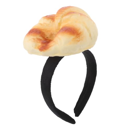 Gatuida Haarreif Im Croissant-design Realistisches Essensmotiv Leicht Und Bequem Für Themenpartys Halloween-kostüme Und Fotoshootings Als Lustiges Kopfbedeckungs-accessoire von Gatuida