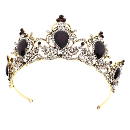 Gatuida Haarschmuck Diadem mit Verstellbare Braut Krone aus Legiertem mit Funkelnden Strasssteinen Geeignet für Hochzeit Party Damen und Mädchen von Gatuida