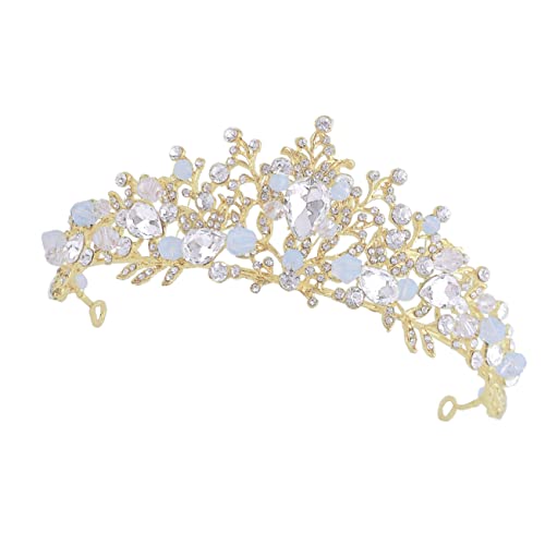 Gatuida Haarschmuck Stirnband Krone mit Funkelnden Kristallen Zarte Mädchen Haaraccessoire für Geburtstagsfeier Weihnachten Party und Festliche Anlässe von Gatuida