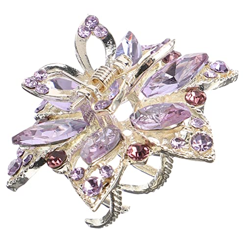 Gatuida Haarspange mit Strass Haarklammern Brötchen dekorative Haarspange glitzernder Clip klein Haar Klammern Strass-Clip Haarspangen frauen Blumen-Haarkrallen Strasssteine Violett Gatuida Haarspange mit Strass Haarklammern Brötchen dekorative Haarspange glitzernder Clip klein Haar Klammern Strass-Clip Haarspangen frauen Blumen-Haarkrallen Strasssteine Violett von Gatuida