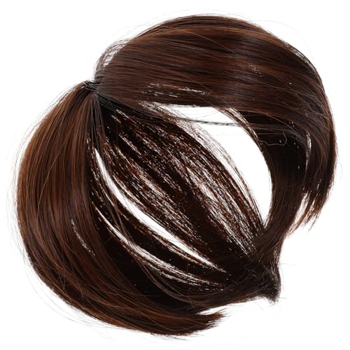 Gatuida Haarteil für Frauen Synthetisches Haarvolumen Topper Unsichtbares Haarstück Nahtlose Abdeckung bei Dünner Werdendem Haar Leichter Natürlicher Look Hellbraun von Gatuida