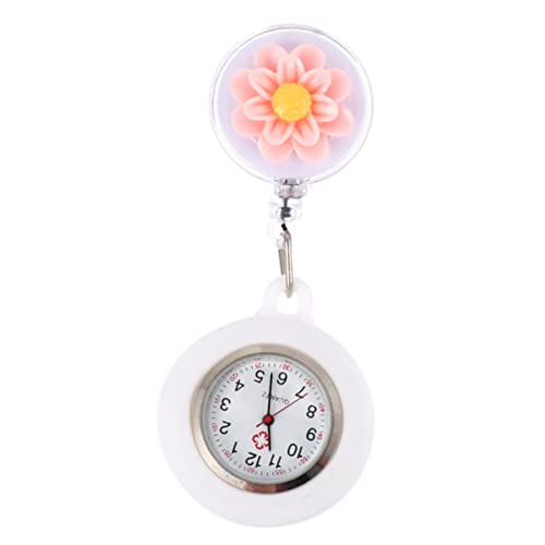 Gatuida Hängende Fob Uhr für Krankenschwestern Rückziehbare Cartoon Silikon Uhr für Frauen und Mädchen mit Sicherem Clip als für Pflegekräfte und Ärzte Zufällige Farbe Zufällige Farbe von Gatuida