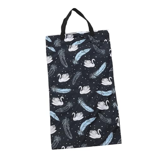 Gatuida Hängende Wickeltasche Wasserdichter Windel Eimer Multifunktionaler Aufbewahrungsbeutel für Feuchte und Trockene Windeln für und Camping mit Doppelreißverschluss von Gatuida