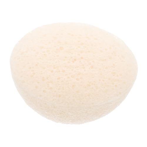 Gatuida Halbkugelförmiger Weißer Gesichtsreinigungsschwamm aus Konjak mit Sanftem Peeling Wiederverwendbar Effektives Make Up Entferner Werkzeug für Glatte Frische Haut von Gatuida