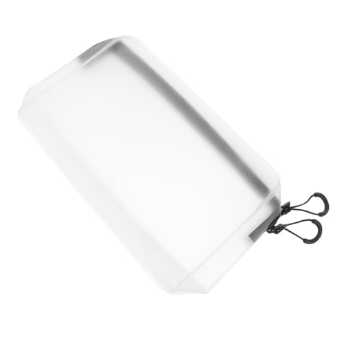 Gatuida Halbtransparente Reise Kosmetiktasche mit Großer Kapazität Tragbar Reißverschluss Praktischer Organizer für Make Up und Toilettenartikel für Kurztrips und von Gatuida