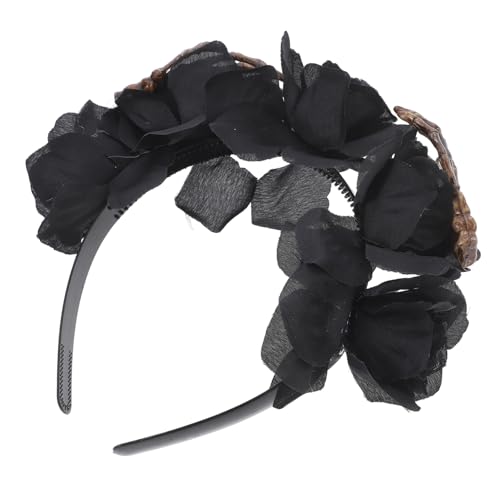 Gatuida Halloween Haarreif mit Schwarzen Skeletthänden und Vintage Rosen Langlebiges Kostüm Accessoire für Halloween Themenpartys und Karneval Bequem und Formstabil Vielseitiger Party Gatuida Halloween Haarreif mit Schwarzen Skeletthänden und Vintage Rosen Langlebiges Kostüm Accessoire für Halloween Themenpartys und Karneval Bequem und Formstabil Vielseitiger Party von Gatuida