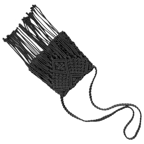 Gatuida Handgefertigte Damen Crossbody Bag mit Quasten Geflochtene Umhängetasche aus Stroh Verstellbarer Schultergurt Vielseitig Tragbare Boho Schultertasche für Strand Urlaub und Alltag von Gatuida