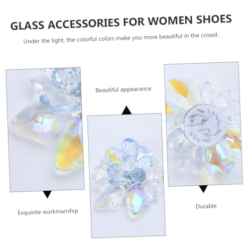 Gatuida Handgefertigte Kristallglas Schuhclips in Dekorative Schuhschnalle für Damenpumps Vielseitig für Flats Stiefel Sandalen für Hochzeit Party Alltagsschmuck von Gatuida