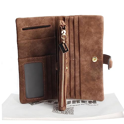 Gatuida Handtasche Damen Zipper Geldbörse für Frauen Multifunktionale PU Geldbörse mit Spitze Praktische und Stilvolle Handtasche Kaffee für Gatuida Handtasche Damen Zipper Geldbörse für Frauen Multifunktionale PU Geldbörse mit Spitze Praktische und Stilvolle Handtasche Kaffee für von Gatuida