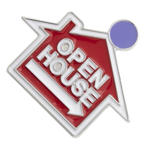 Gatuida Hausverkaufsbrosche Stilvolles Minimalistisches Design für Damen und Herren als Anstecker für Hochzeiten Partys oder Alltag Hochwertiges Material Vielen Kleidungsstilen Passt und von Gatuida