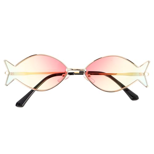 Gatuida Hawaii-Sonnenbrille: Hawaii-Sonnenbrille in Fischform – UV-Schutzbrille für Sommer-Poolpartys – Neuartige Brille, lustiges Luau-Fotoautomaten-Requisit Gatuida Hawaii-Sonnenbrille: Hawaii-Sonnenbrille in Fischform – UV-Schutzbrille für Sommer-Poolpartys – Neuartige Brille, lustiges Luau-Fotoautomaten-Requisit von Gatuida