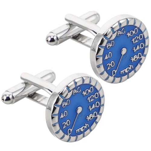 Gatuida Herren Autospeedometer Manschettenknöpfe Blau Metall Hochzeit Business Hemd Zubehör für Bräutigam Ärmelschmuck Tachometer Design Gatuida Herren Autospeedometer Manschettenknöpfe Blau Metall Hochzeit Business Hemd Zubehör für Bräutigam Ärmelschmuck Tachometer Design von Gatuida