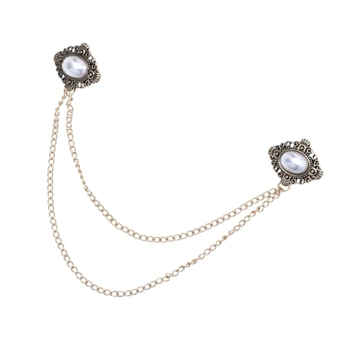 Gatuida Herren Brosche Anstecknadel Vintage Stil Vielseitiger Fashion Clip für Hemdkragen und Anzug Modischer Brustpin für Business und Besondere Anlässe Langlebige Verarbeitung von Gatuida