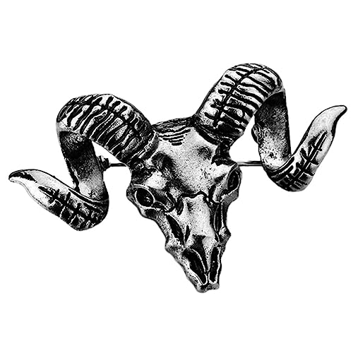 Gatuida Herren Broschen Nadel Ziegenmotiv aus Robustem Legierungsstahl Anstecknadel für Anzug Hemd Festliche Kleidung Modisches Accessoire für Business Hochzeit und Freizeit von Gatuida