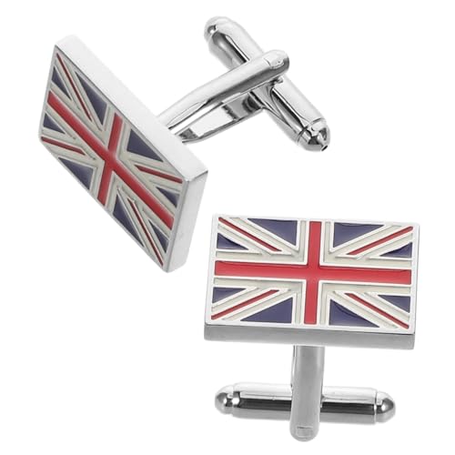 Gatuida Herren Manschettenknöpfe Uk Flagge aus Messing Langlebig Stilvoll Klassisch Elegantes Design für Hochzeit Geschäft und Besondere Anlässe von Gatuida