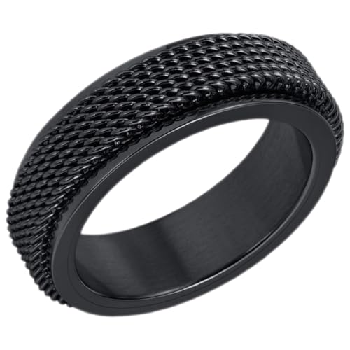 Gatuida Herren aus Edelstahl Drehbarer Fidget Schlichtes Design Stressreduzierender Schmuck für von Gatuida