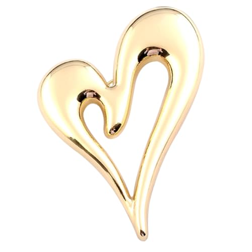 Gatuida Herz Brosche für Frauen Eleganter Schmuck im Roségold Design für Valentinstag Hochzeiten Geburtstage und Besondere Anlässe als Accessoire für Kleidung Schals und Taschen von Gatuida