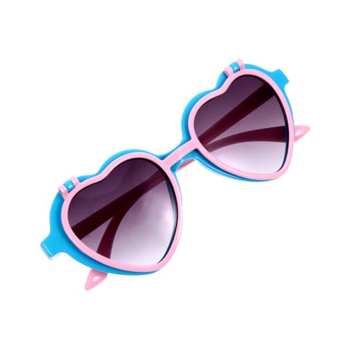 Gatuida Herzförmige Sonnenbrille PC Ac Material UV Schutz für Jungen Mädchen Jahre Komfortabel Leicht und Strapazierfähig Gatuida Herzförmige Sonnenbrille PC Ac Material UV Schutz für Jungen Mädchen Jahre Komfortabel Leicht und Strapazierfähig von Gatuida