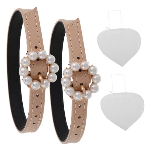 Gatuida High Heels Schuhriemen mit Kunststoff Perlenverschluss Rutsch Knöchelriemen Stilvolle Absätze für Damen Einfach zu Befestigen Geeignet für Formelle Anlässe und Alltag von Gatuida