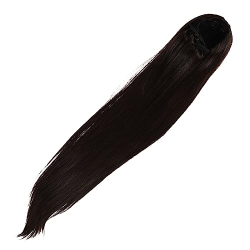 Gatuida Hitzebeständige Synthetische Pferdeschwanz Haarverlängerung für Frauen und Mädchen Voluminös Natürlich Aussehend Einfach zu Tragen für Partys und Besondere Anlässe von Gatuida