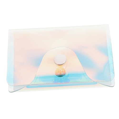 Gatuida Holografisches Transparentes Kartenetui mit Fächern Modischer Organizer für Kreditkarten für Reisen Sport und Shopping Vielseitiger Taschen Organizer mit Holographischem von Gatuida