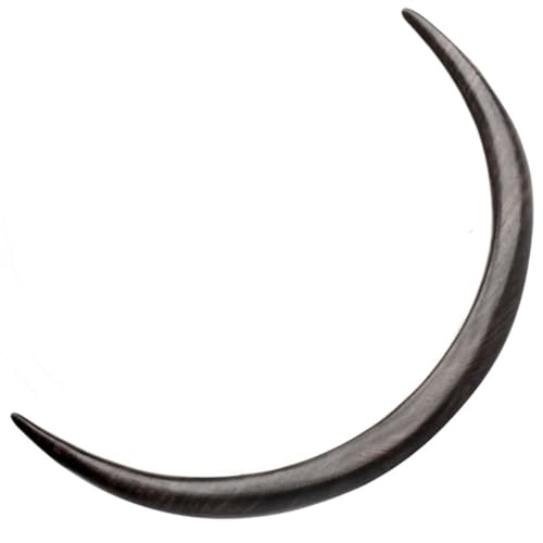 Gatuida Haargabel Mond Holz Haarstab für Damen Retro Haarschmuck für Hochsteckfrisuren Gebogene Haarnadel für Dutt Haarstyling Vintage Haarstab für für Freundinnen und Familie von Gatuida