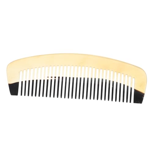 Gatuida Horn Haarkamm Antistatisch Für Frauen Glättet Und Entwirrt Haar Fördert Durchblutung Tragbar Für Handtasche von Gatuida