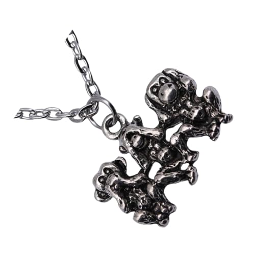 Gatuida Inspirierende Affen Anhänger Halskette Tierfigur Schmuck Modisches Accessoire für Damen und Herren Alltag Party von Gatuida