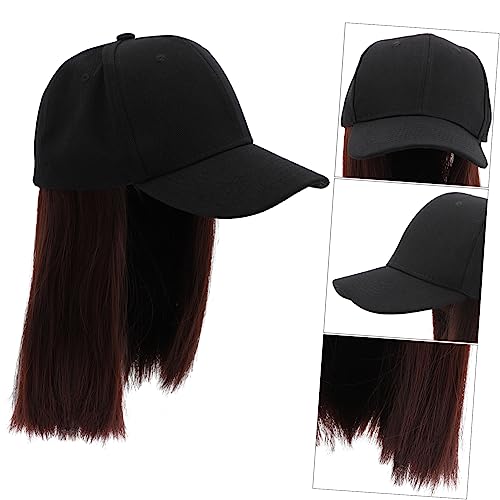 Gatuida Integrierte Kurze Gerade Perücke mit Mütze Damen Realistische Hochtemperaturfaser Natürliches Aussehen Vielseitig für Alltag Party Geschenkidee Bequem und Modisch von Gatuida
