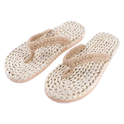 Gatuida Japanische Style Slippers Unisex Sommer Hausschuhe Rutsch Sohle Leichte Freizeitpantoletten für Innen und Außen und Atmungsaktiv Modisches Design Zufällige Farbe von Gatuida