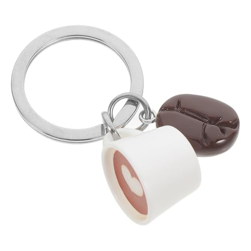 Gatuida Kaffeebohnen Schlüsselanhänger aus Legierung Dekorativer Anhänger für Taschen Geldbörsen und Rucksäcke als für Kaffeeliebhaber Langlebig und von Gatuida