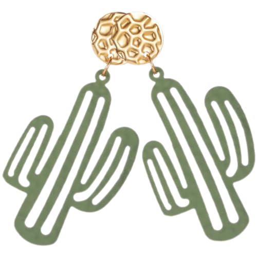 Gatuida Kaktus Ohrstecker für Frauen Moderne Leichte und Stilvolle Ohrringe für Strandpartys und Dates Hochwertigem Langlebigem Material Gefertigt Gatuida Kaktus Ohrstecker für Frauen Moderne Leichte und Stilvolle Ohrringe für Strandpartys und Dates Hochwertigem Langlebigem Material Gefertigt von Gatuida