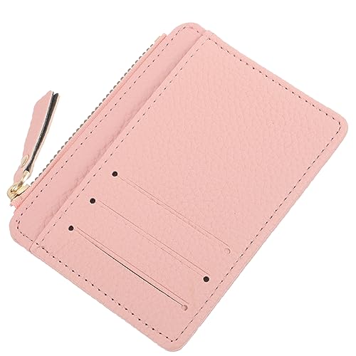 Gatuida Kleines Damen Kartenetui Mit Reißverschluss Geldbörse Aus Pu Praktisch Für Karten Und Geld Kompakt Und Leicht Für Täglichen Gebrauch von Gatuida