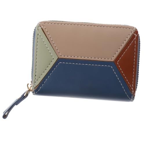 Gatuida Kartenetui Damen PU Mehrfach Kartenhalter Großes Fassungsvermögen Kreditkartenetui Visitenkartenhalter Leicht und Kompakt Für Kreditkarten Ausweis Führerschein Blau von Gatuida