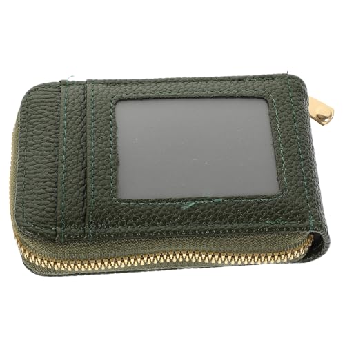 Gatuida Kartenetui Kapazität mit Reißverschluss RFID Sicherer Kartenhalter aus PU und Aluminium Vielseitige Kartenmappe für Kreditkarten Ausweis Visitenkarten Praktische Kleine Geldbörse von Gatuida