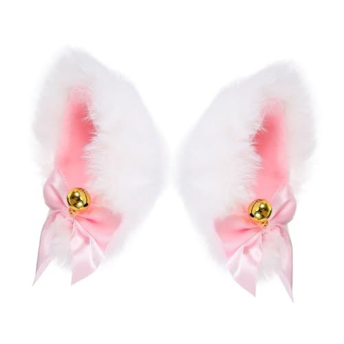 Gatuida Katzenohren Haarspangen Mit Haarclips Für Party Und Cosplay Leicht Und Einfach Anzubringen Passt Zu Halloween Und Kostümbällen von Gatuida